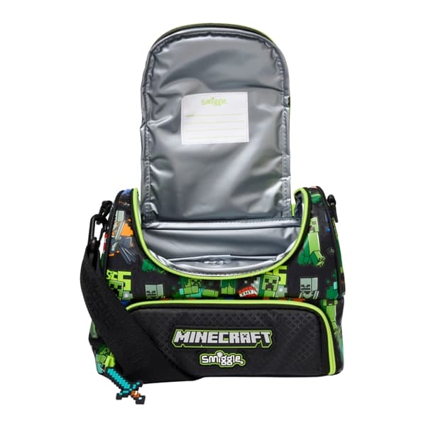 کیف غذا 2 طبقه Smiggle طرح ماینکرفت — تصویر ۲