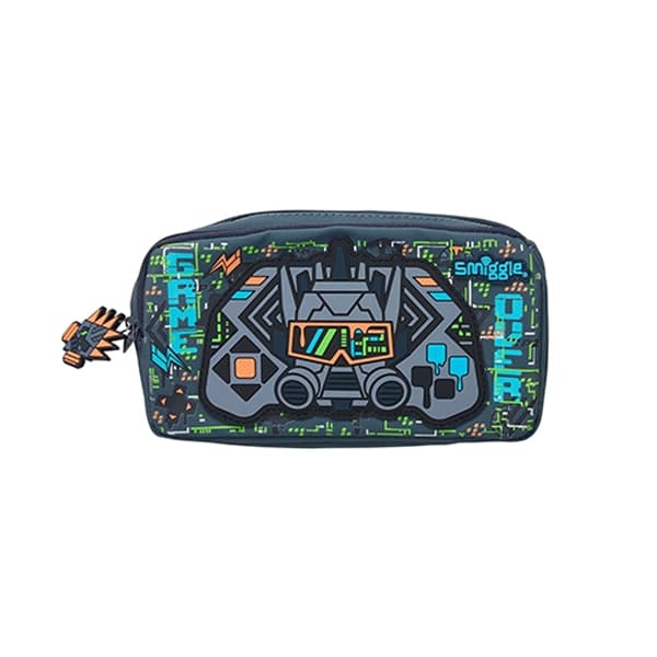 جامدادی دو زیپ اسمیگل Smiggle طرح Game Grid