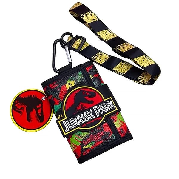 کیف پول بند دار اسمیگل Smiggle طرح Jurassic Park — تصویر ۴