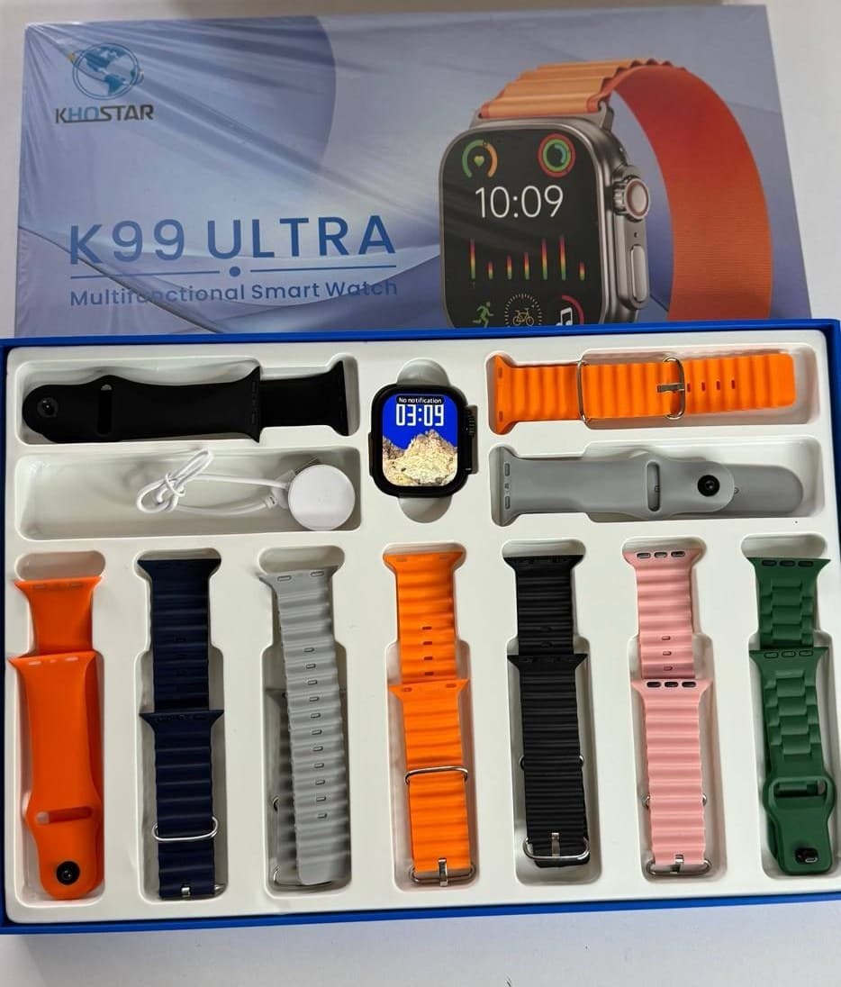 ساعت مدل K99 Ultra با ۱۰ بند