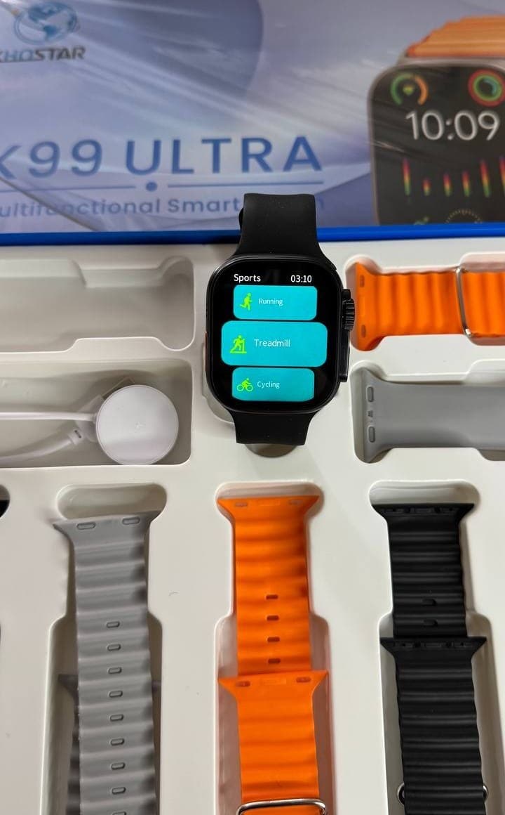 ساعت مدل K99 Ultra با ۱۰ بند — تصویر ۴