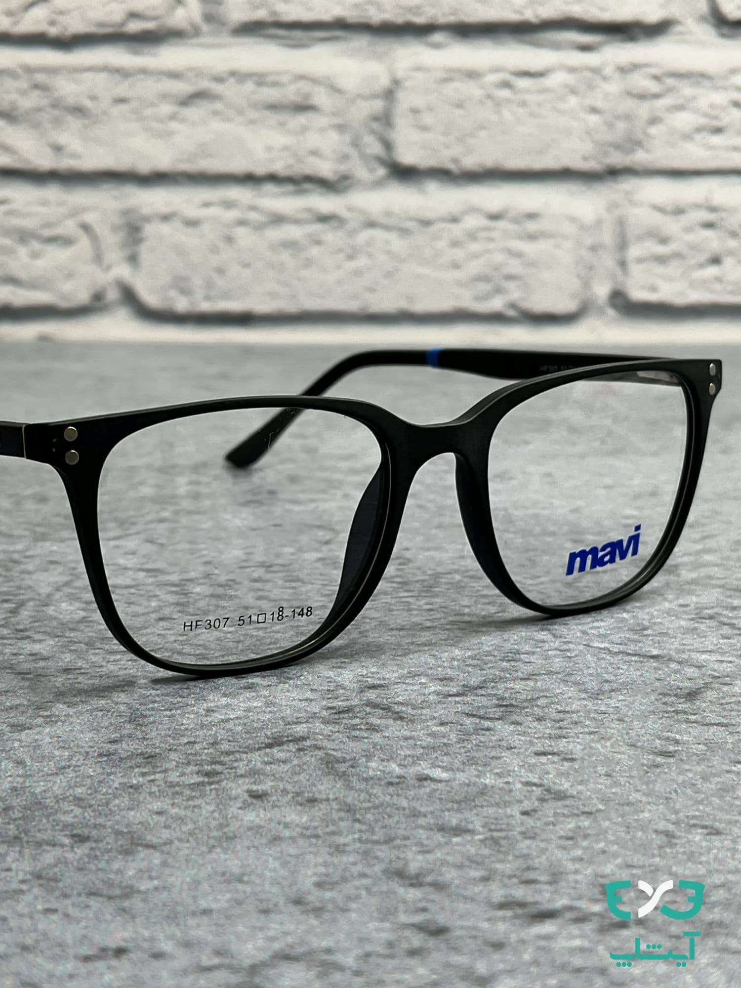 عینک طبی ماوی Mavi مدل HF307 مشکی