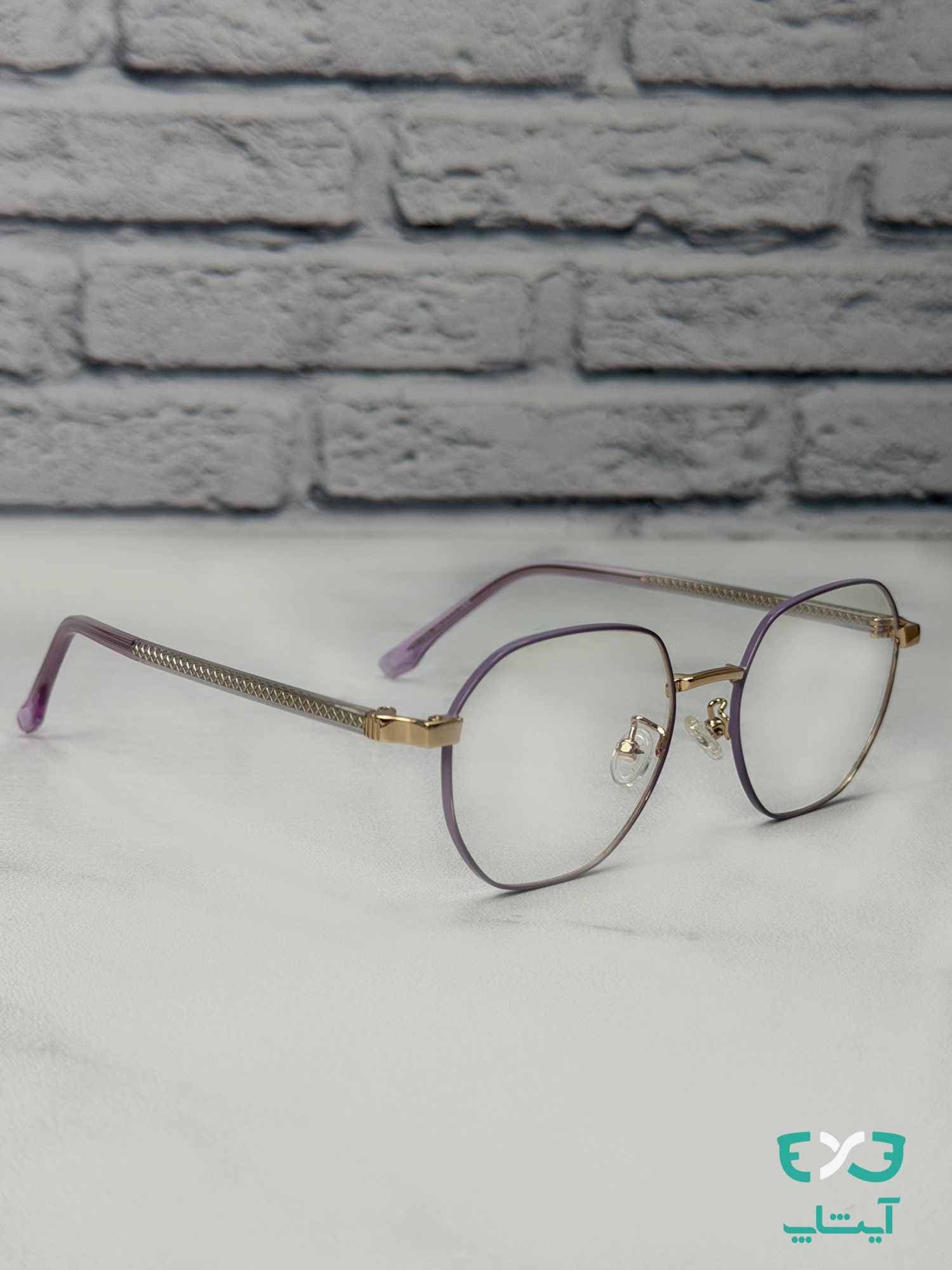 عینک طبی دلموند delmond مدل G95_155 بنفش — تصویر ۲