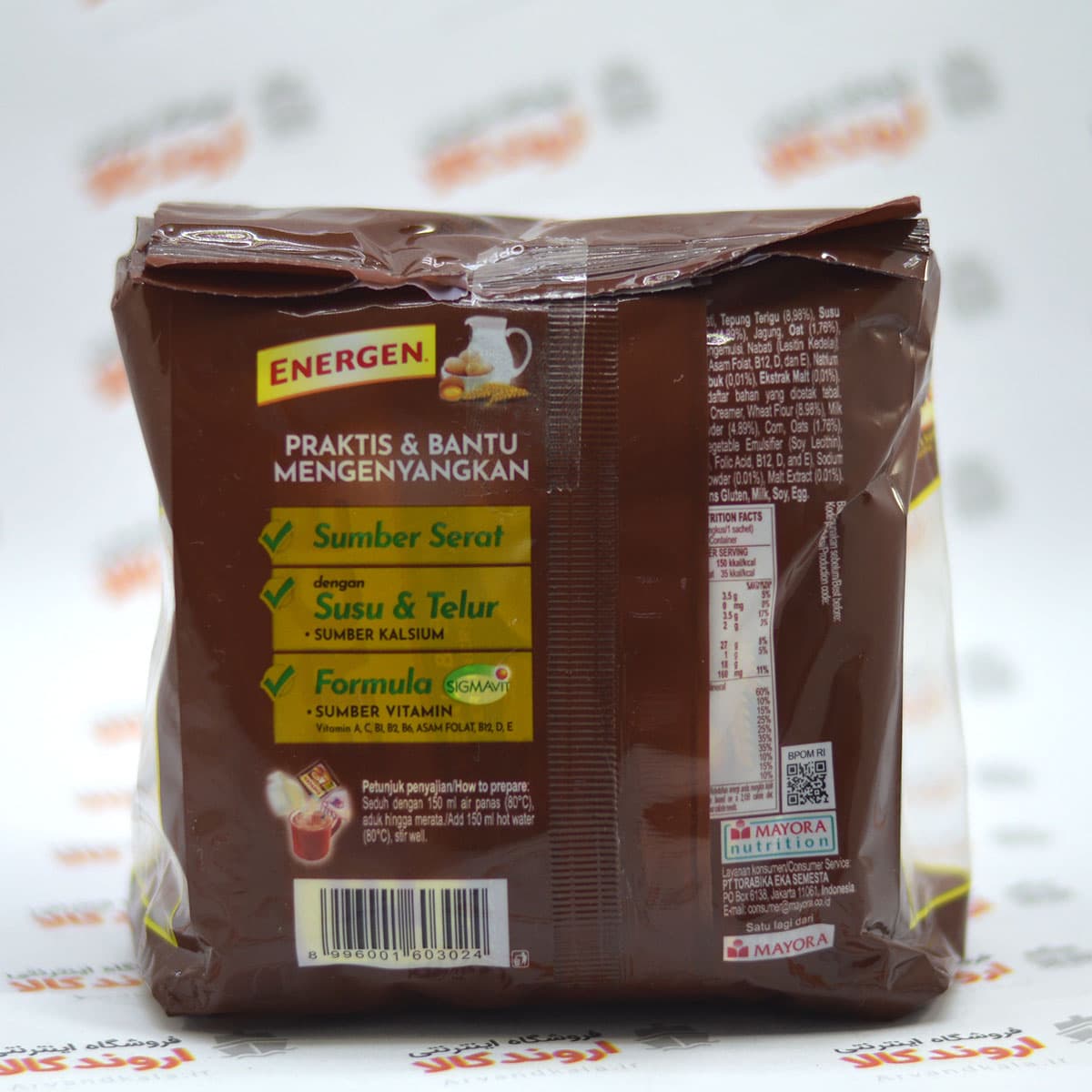 نوشیدنی فوری شیر و غلات Energen مدل Chocolate — تصویر ۲