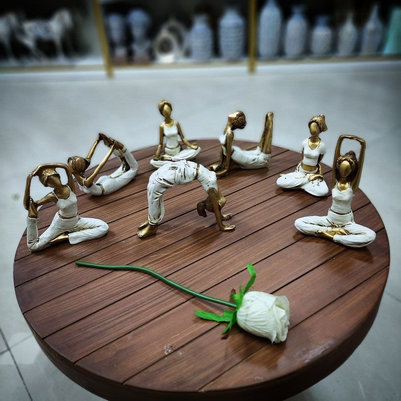 مجسمه یوگا مجموعه 7 عددی