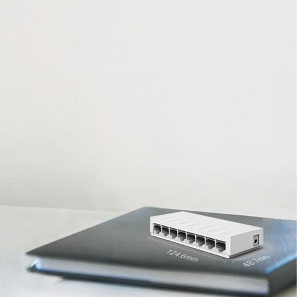 سوییچ 8 پورت مگابیتی و دسکتاپ تی پی لینک مدل LS1008 — تصویر ۴