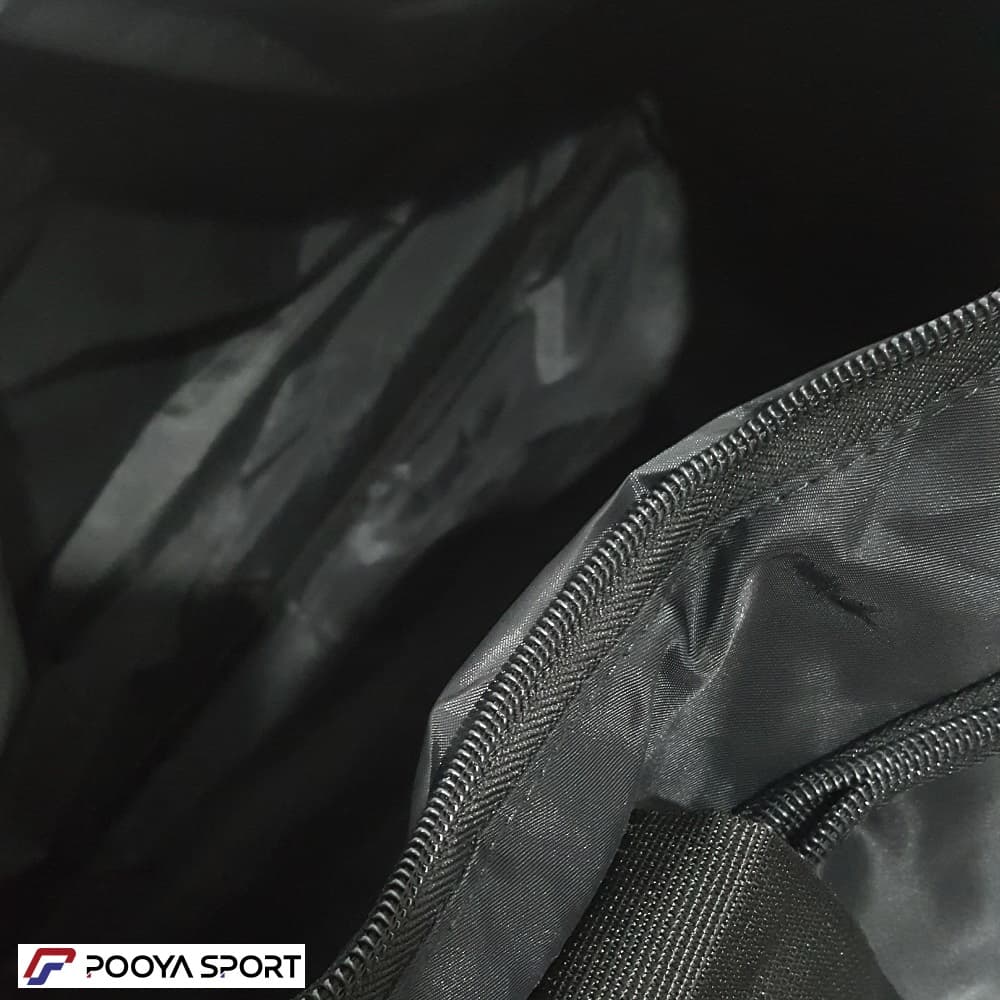 ساک ورزشی آدیداس adidas گرد سایز متوسط مشکی- آبی — تصویر ۷
