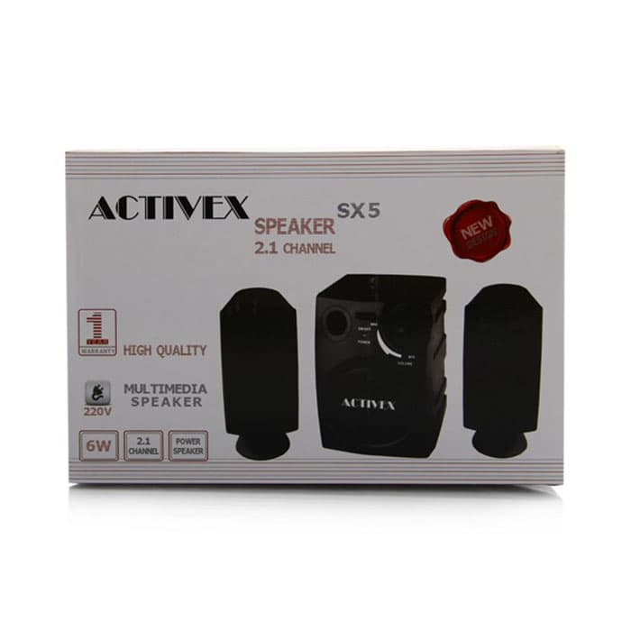اسپیکر 3 تیکه Activex SX5 — تصویر ۲