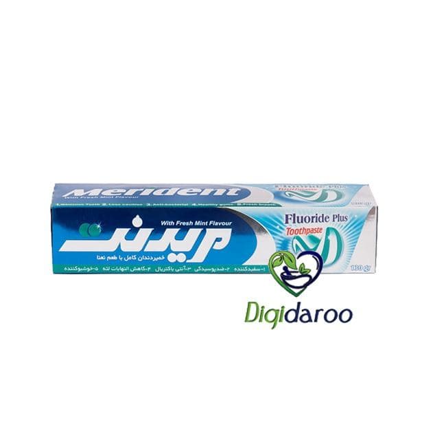 خمیر دندان ژله ای دو رنگ فلوراید پلاس مریدنت