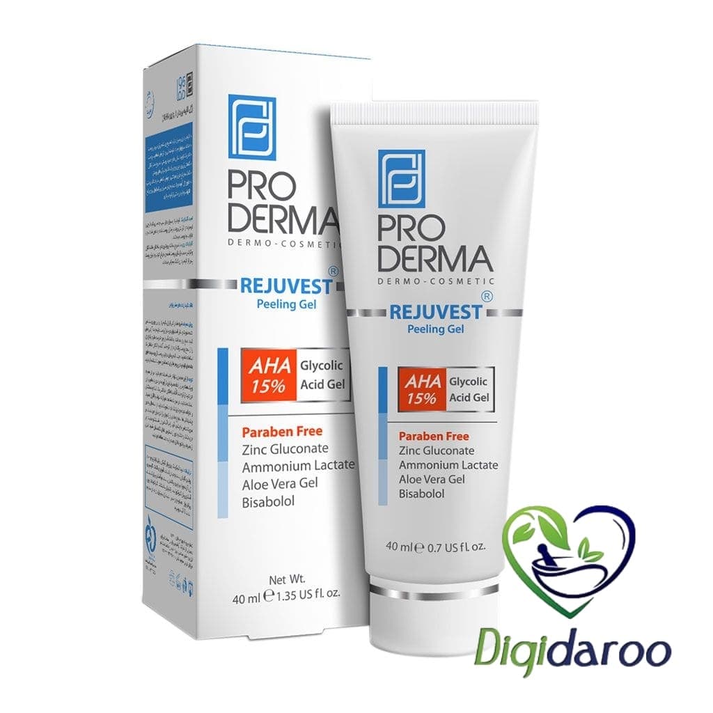 ژل لایه بردار AHA 15% (Rejuvest) پرودرما 40 میلی لیتری