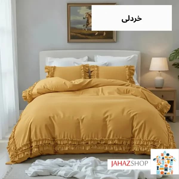 سرویس روتختی نخ پنبه ساده چیندار — تصویر ۵