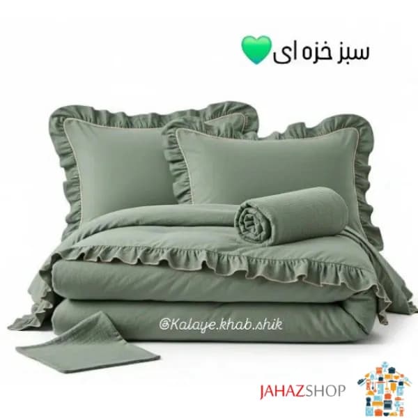 سرویس روتختی چیندار قیطون دوزی — تصویر ۲