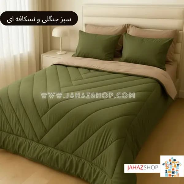 سرویس روتختی هتلی ساده صادراتی جنس نخ پنبه دورو — تصویر ۶