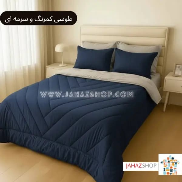 سرویس روتختی هتلی ساده صادراتی جنس نخ پنبه دورو