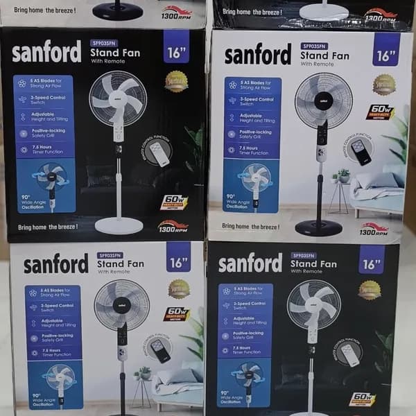 پنکه ایستاده سانفورد مدل 903 | خرید پنکه کنترل دار Sanford — تصویر ۳