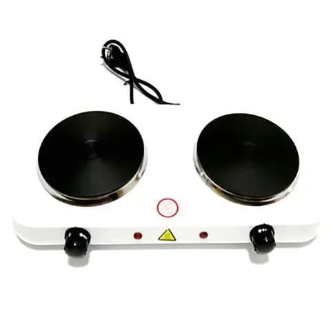اجاق برقی دو شعله یونیک مدل LP777N | 2000 وات، دو صفحه چدنی، قابل حمل — تصویر ۴