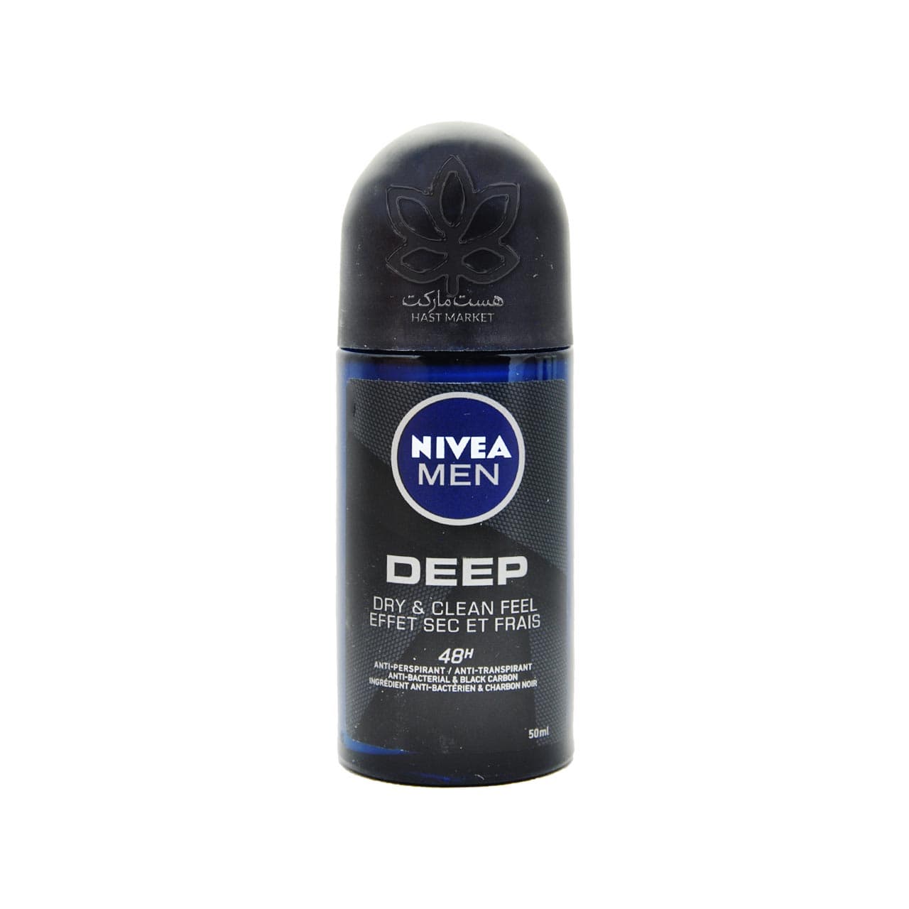 مام رول ضد تعریق آنتی باکتریال آقایان دیپ ( زغال فعال ) ۵۰ میل نیوآ – nivea