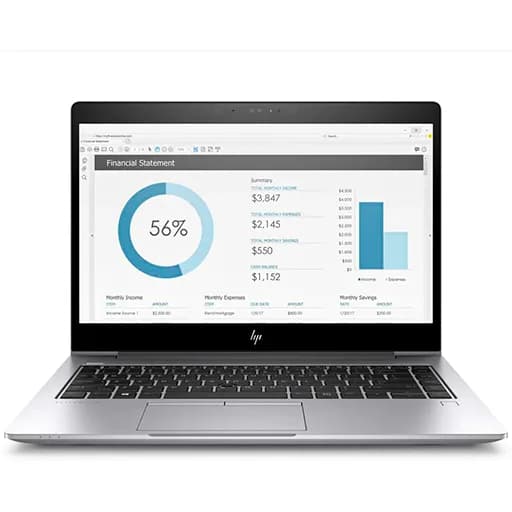 لپ تاپ اچ پی استوک hp elitebook 755 G5 ryzen7-2700U 8GB 256GB ssd 1GB-AMD VEGA 10 — تصویر ۳