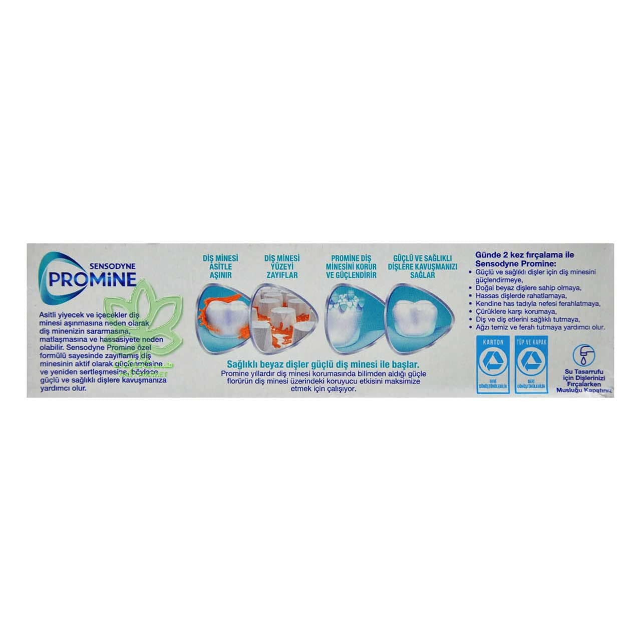 خمیر دندان تقویت و محافظت کننده مینا 75 میل مولتی اکشن پرونامل سنسوداین – sensodyne — تصویر ۲