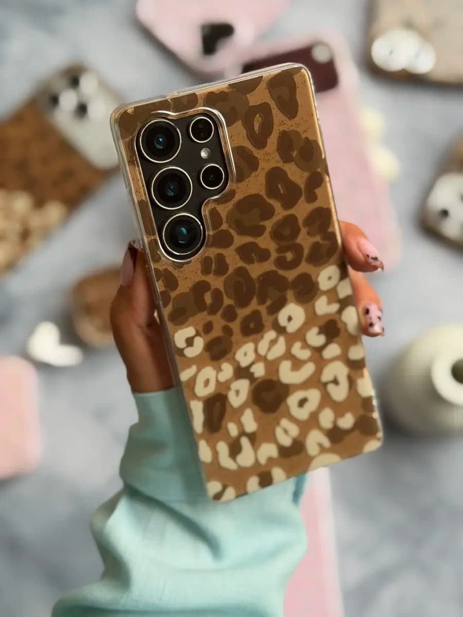 قاب Minimal Leopard سامسونگ و شیائومی (کدC2309) — تصویر ۳