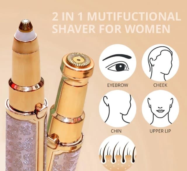 شیور ماتیکی دو کاره صورت و ابرو فلاولس | BLAWLESS 2-in-1 Shaver — تصویر ۴