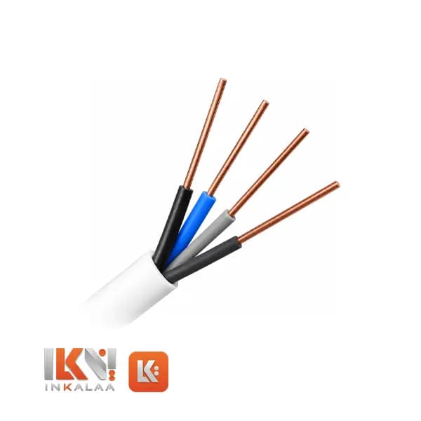 کابل کولری (سفید) – ‏4 رشته ای سطح مقطع 1.5 میلیمترمربع سیمپود — تصویر ۲