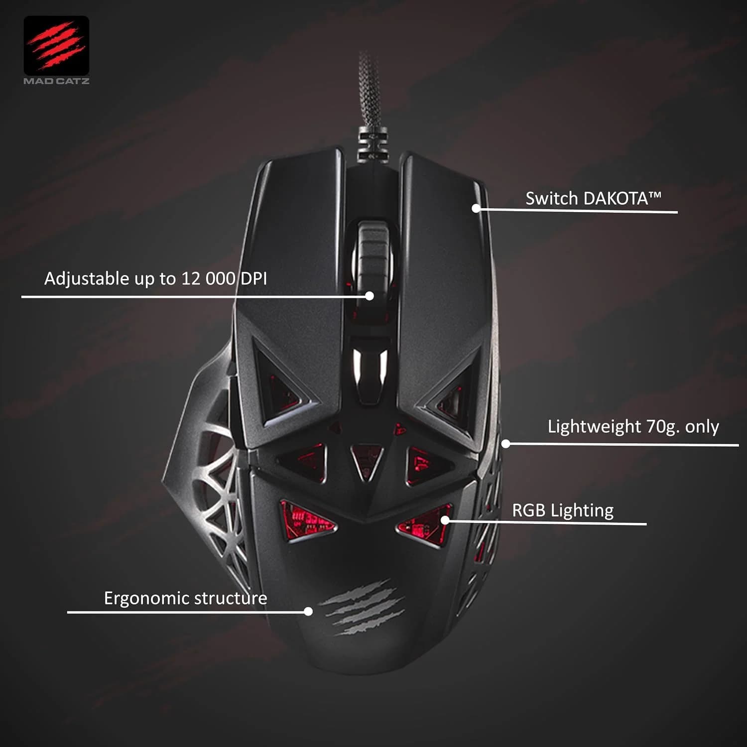 موس گیمینگ MADCATZ M.O.J.O. M1 — تصویر ۳