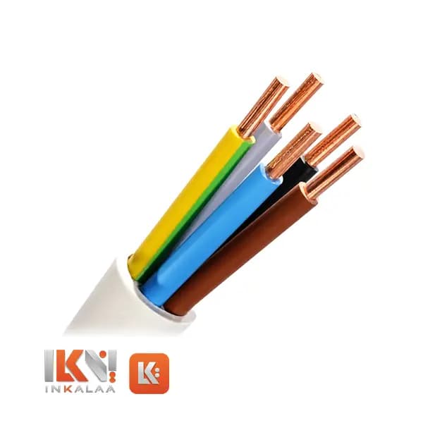 کابل مفتولی NYY – ‏5 رشته ای سطح مقطع 4 میلیمترمربع سیمپود