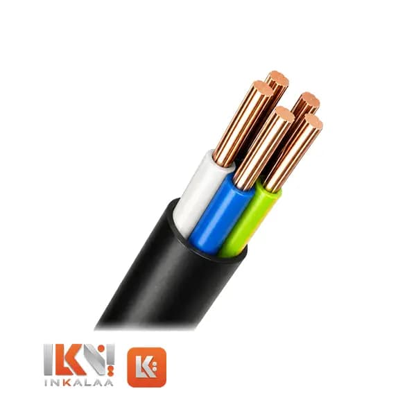 کابل مفتولی NYY – 5 رشته ای سطح مقطع 2.5 میلیمترمربع سیمپود