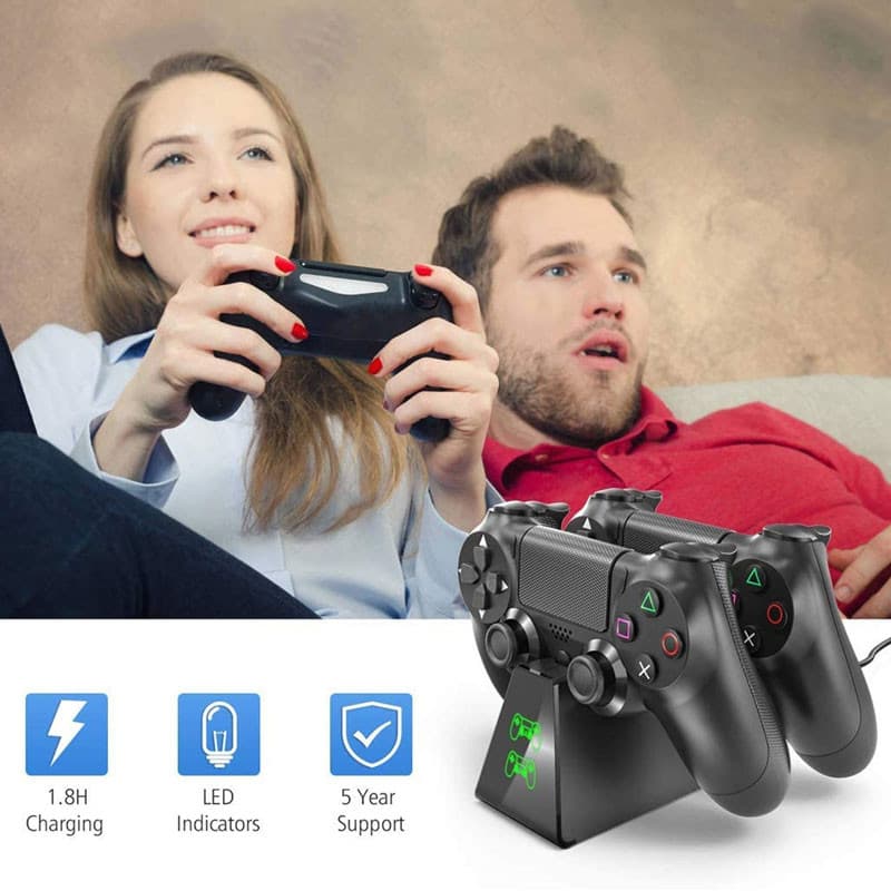 پایه شارژر دسته بازی PS4 دابی TP4-19012 — تصویر ۱۰