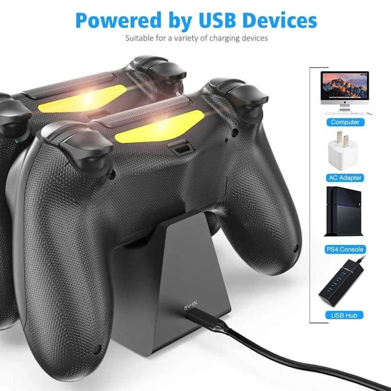 پایه شارژر دسته بازی PS4 دابی TP4-19012 — تصویر ۳