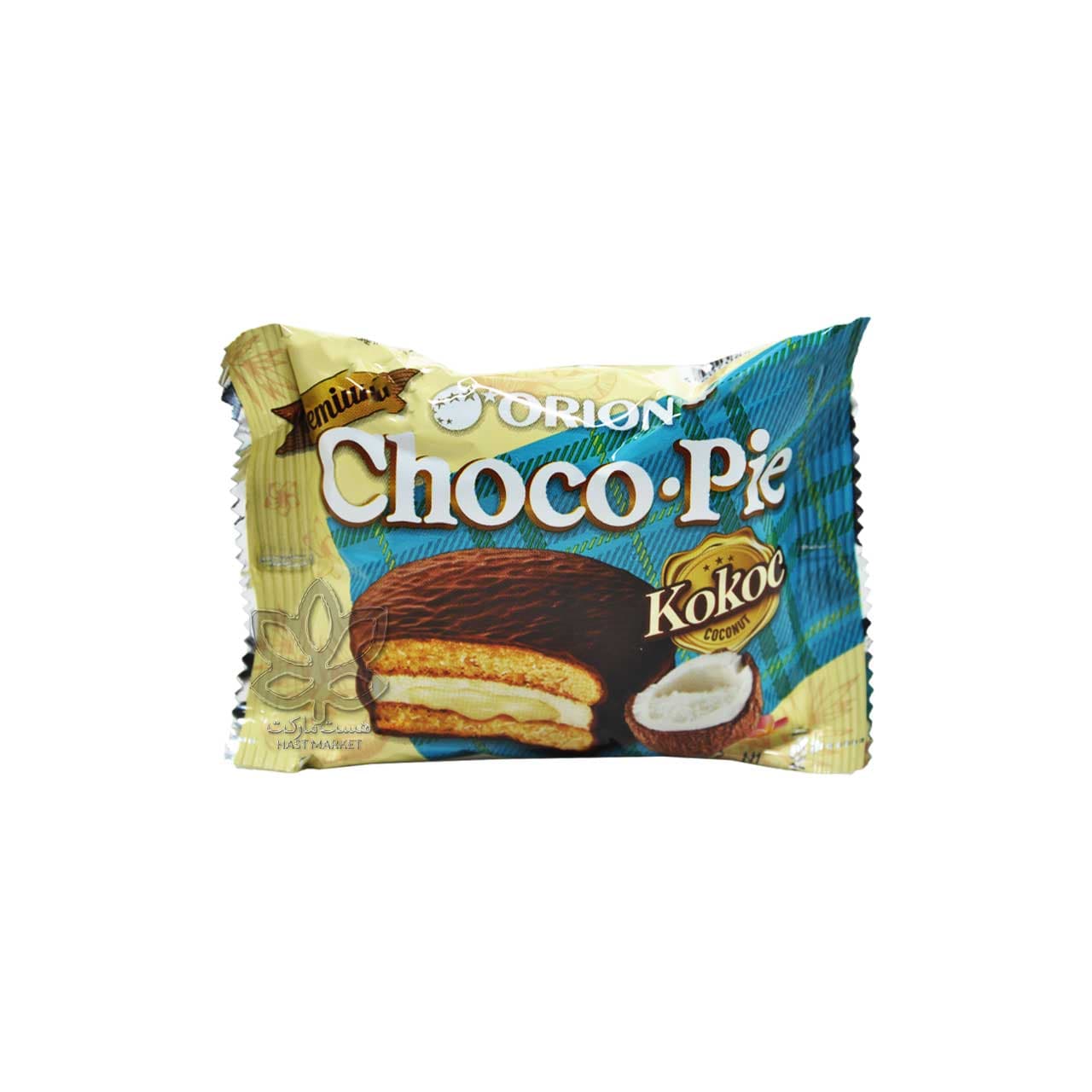 پک 12 تایی کیک والس نارگیلی شوکو پای – choco pie — تصویر ۲