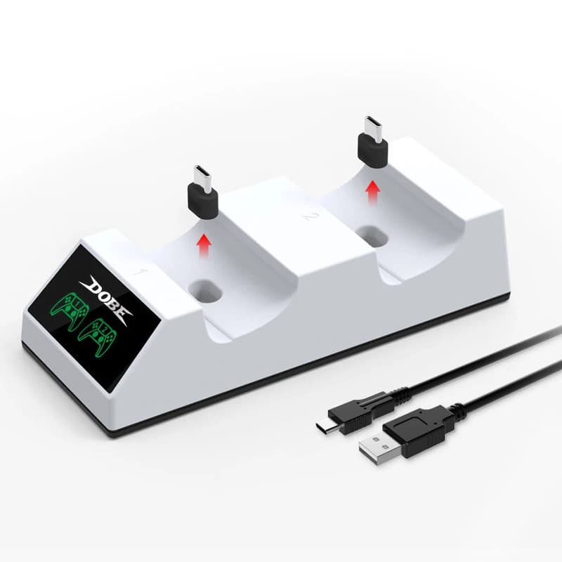 پایه شارژر دسته بازی PS5 دابی TP5-0508 — تصویر ۴