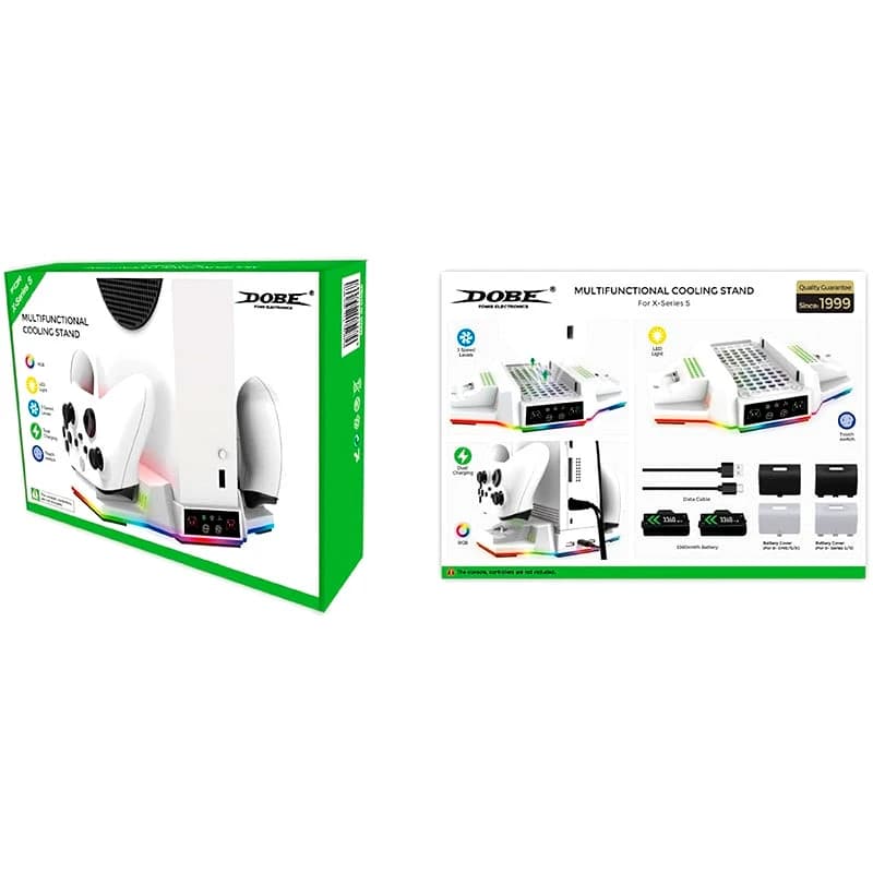 خنک کننده و شارژر دسته XBOX Series S دابی TYX-3612 — تصویر ۵