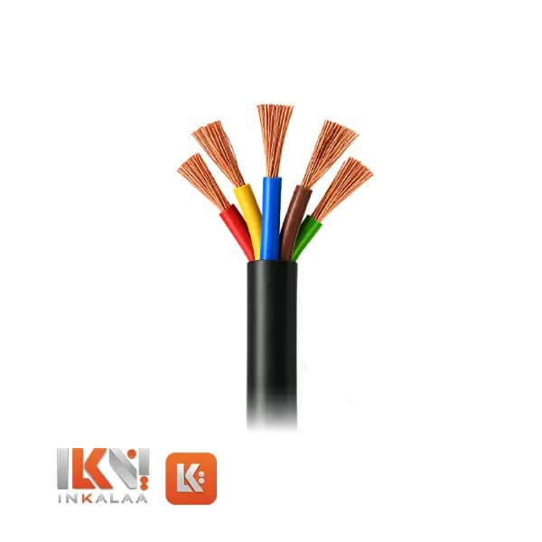 کابل افشان NYMHY – ‏5 رشته ای سطح مقطع 25 میلیمترمربع سیمپود — تصویر ۲