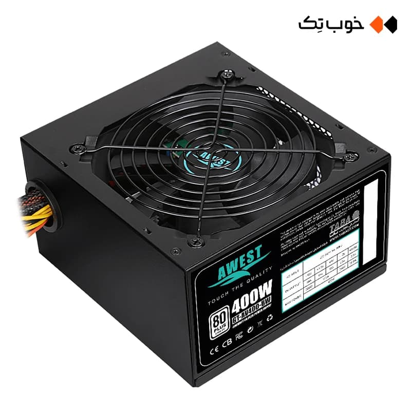 پاور 400 وات غیر ماژولار اوست مدل GT-AV400-BW
