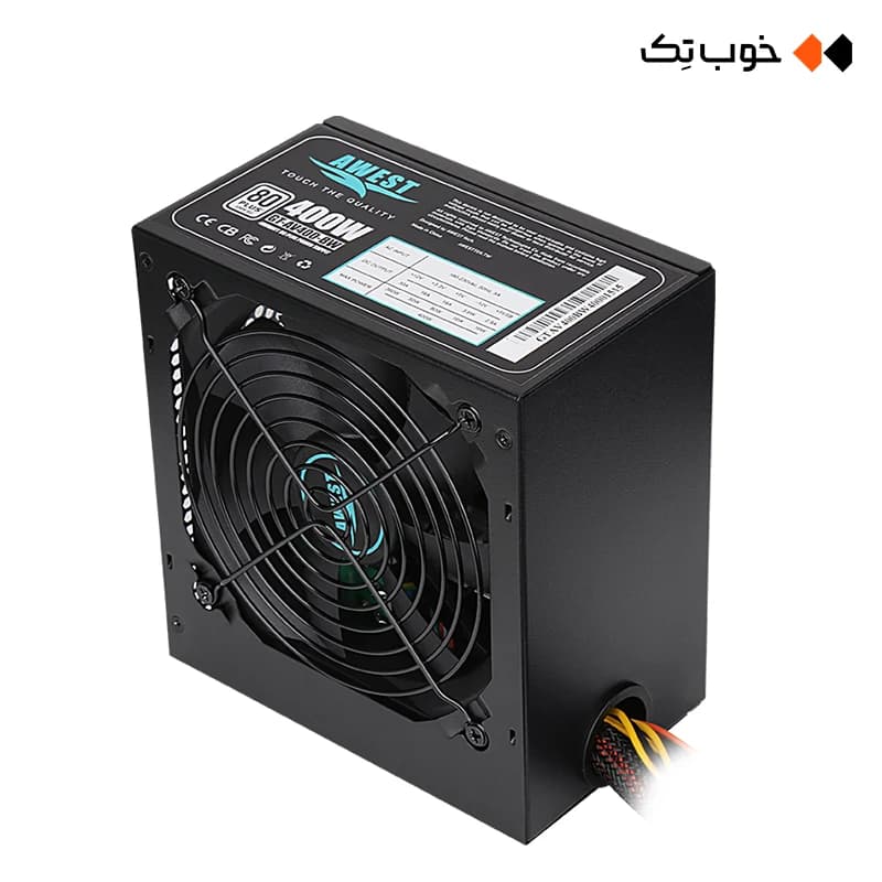 پاور 400 وات غیر ماژولار اوست مدل GT-AV400-BW — تصویر ۲