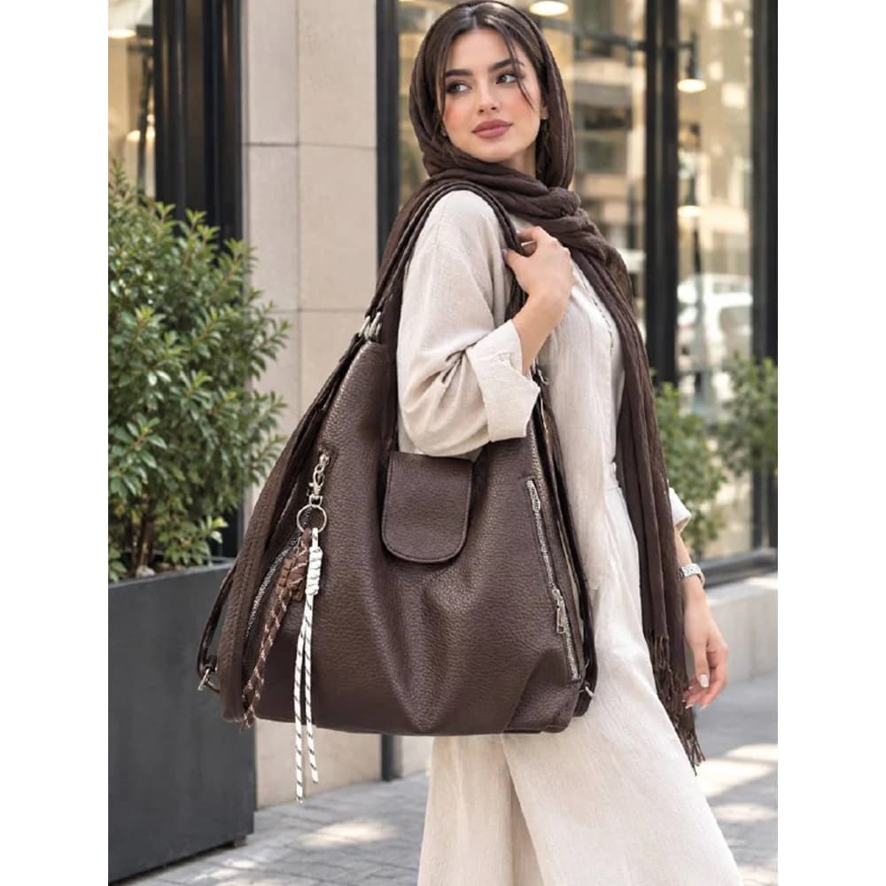 کیف دوشی کوله شو زنانه مدل 754 — تصویر ۳