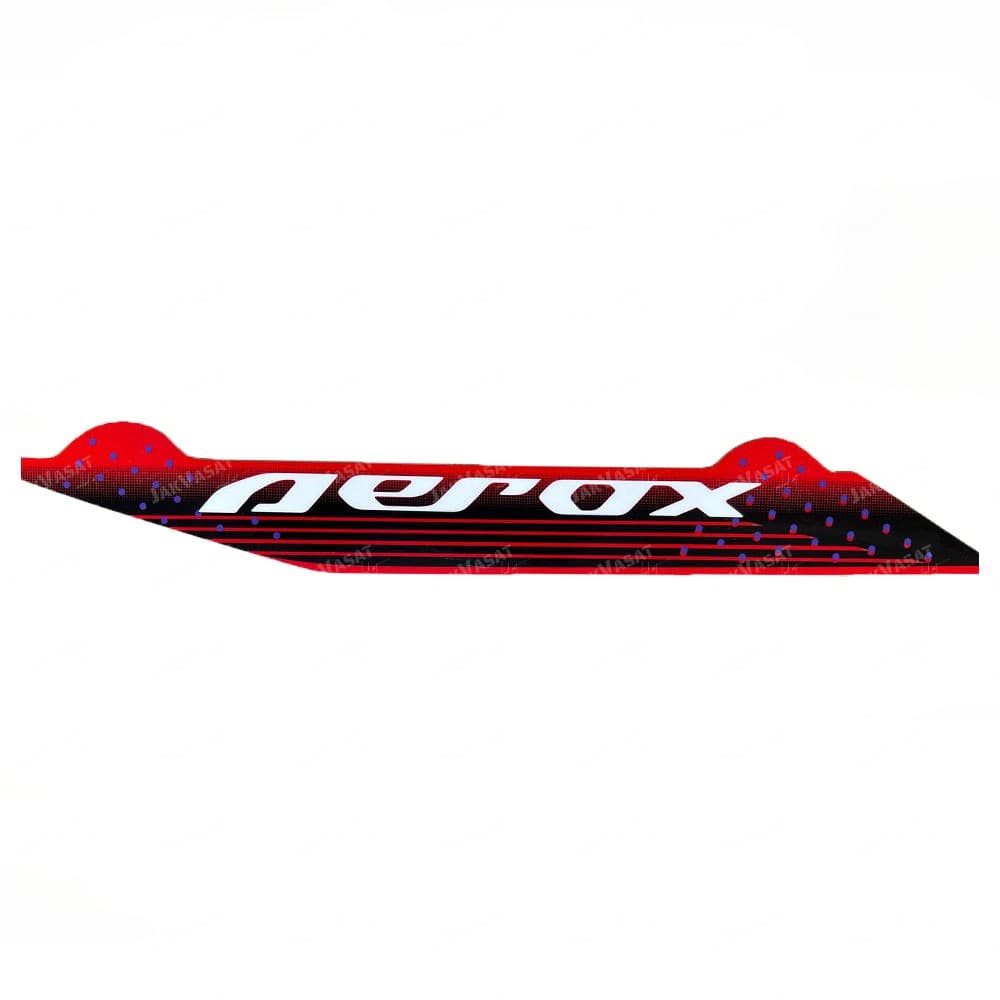برچسب / استیکر روی گیتاری عقب قرمز سمت راست AEROX/ ساخت اندونزی اصل