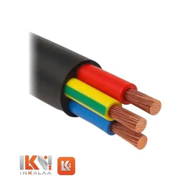 کابل افشان NYMHY – ‏3 رشته ای سطح مقطع 4 میلیمترمربع سیمپود — تصویر ۳