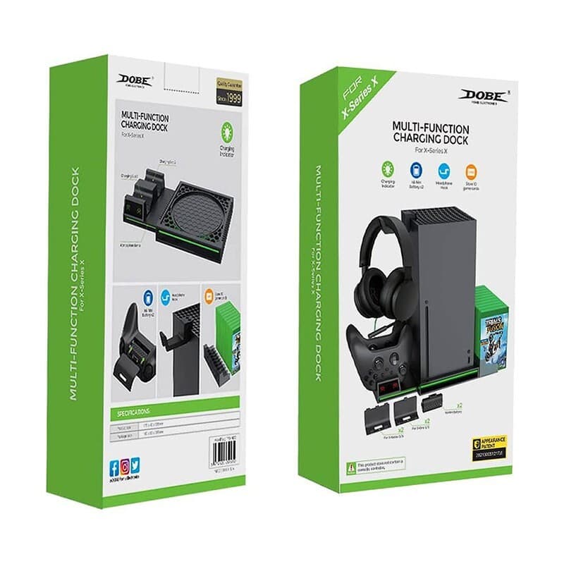 پایه نگهدارنده و شارژر دسته بازی Xbox دابی TYX-1622 — تصویر ۷