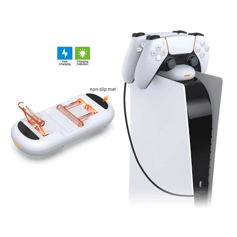 پایه شارژر دسته بازی PS5 دابی TP5-2508S — تصویر ۴