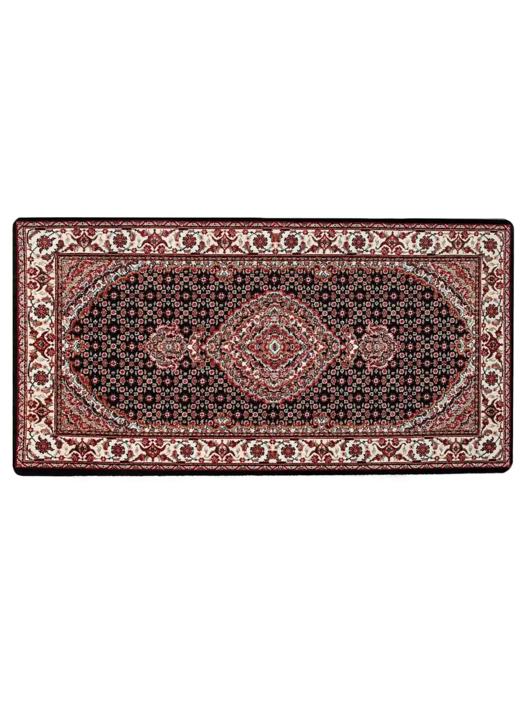 پشتی سنتی طرح ریز ماهی رنگ سرمه ای 1200 شانه کد 3319