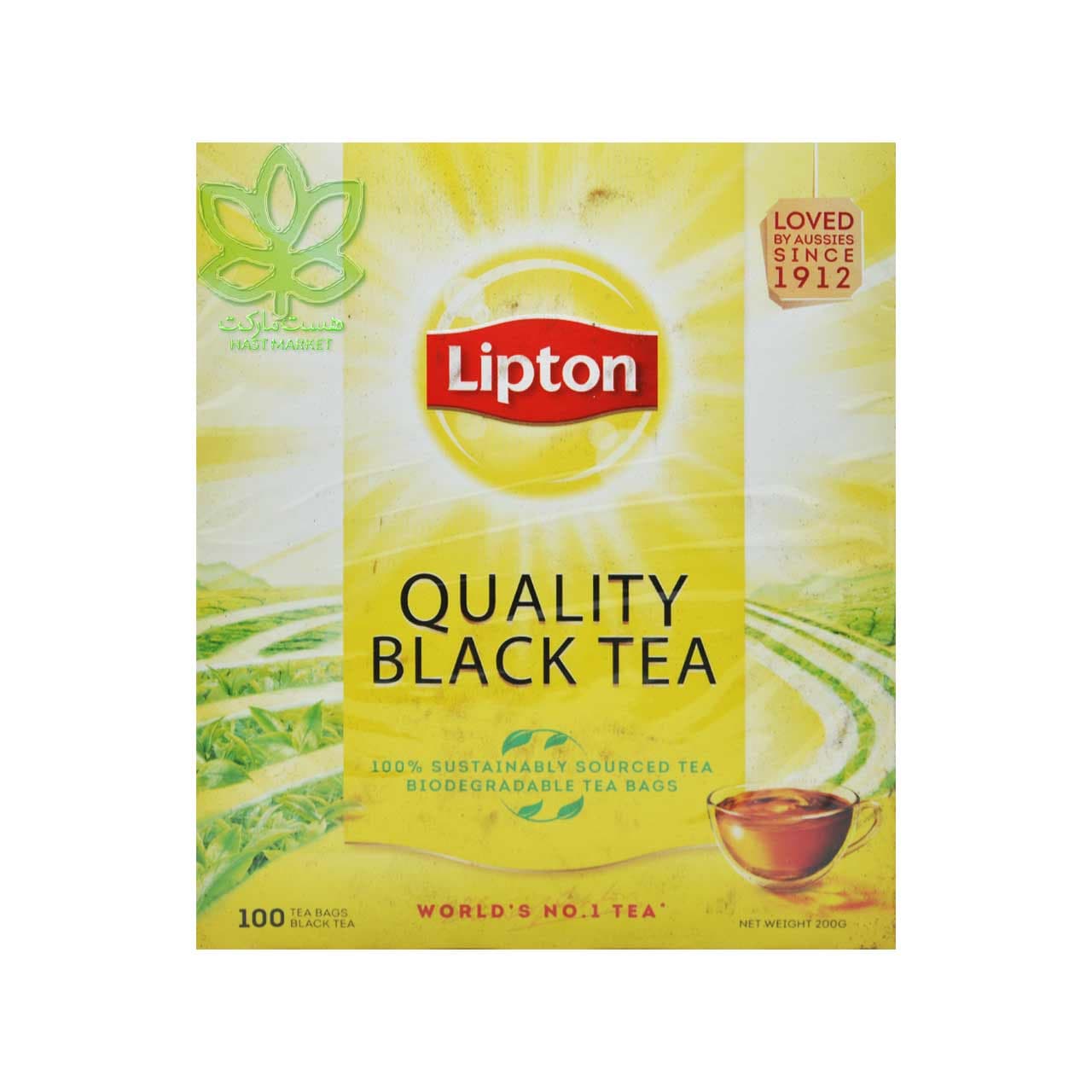 چای سیاه کیسه ای 100 عدد کوالیتی لیپتون – lipton