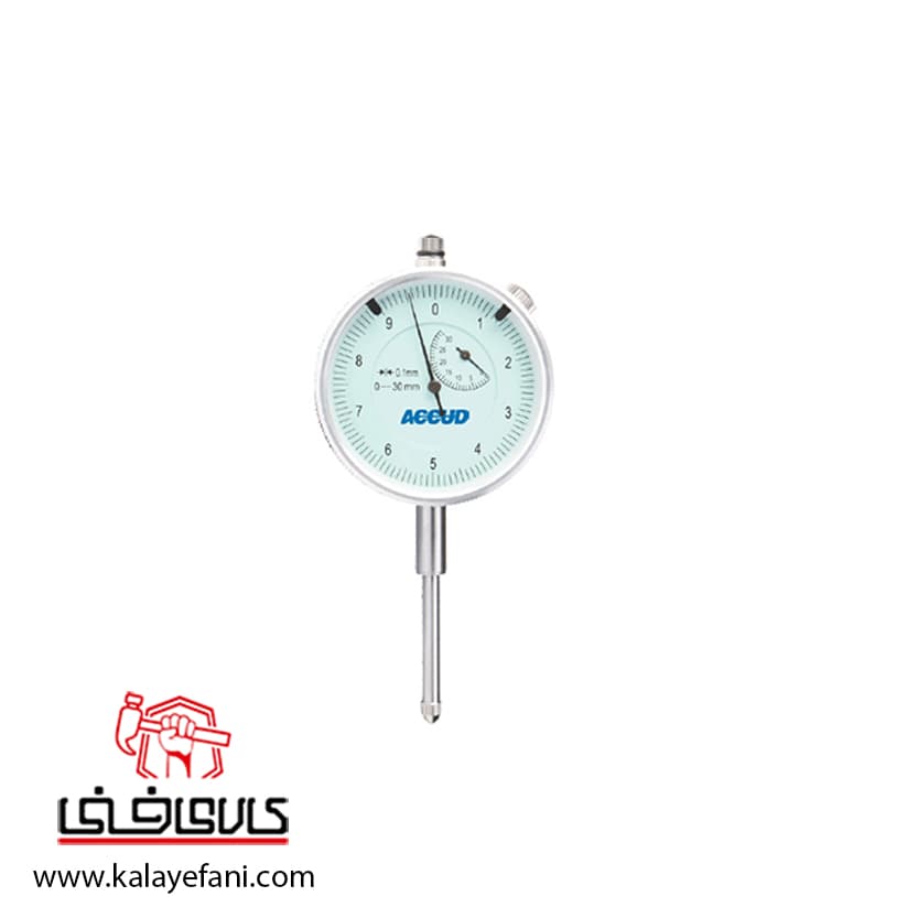ساعت اندیکاتور 0.1 میلی متر آکاد (ا با گارانتی شرکتی) مدل 11-010-230 — تصویر ۲