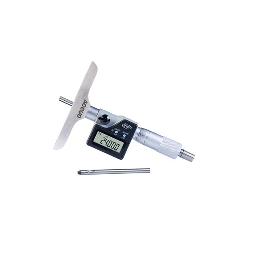 میکرومتر دیجیتال عمق سنج 50-0 میلی متر آکاد (با گارانتی شرکتی) مدل 01-002-395