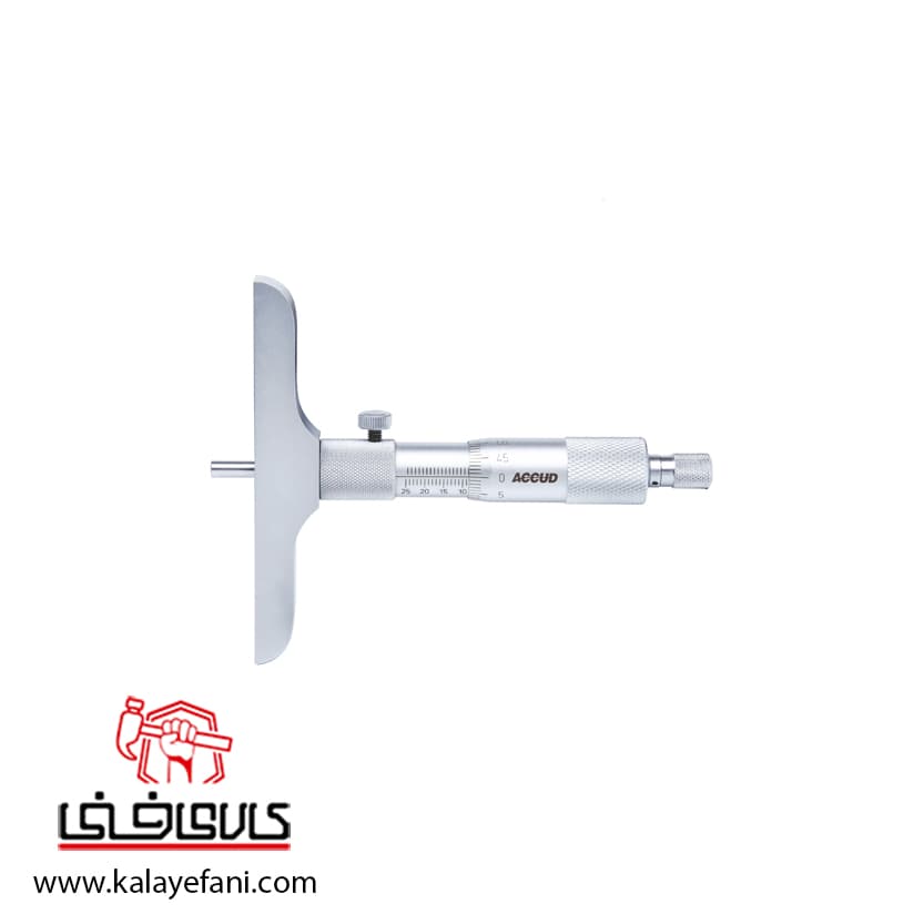 میکرومتر عمق سنج 25-0 میلی متر آکاد ( با گارانتی شرکتی) مدل 01-001-391 — تصویر ۲