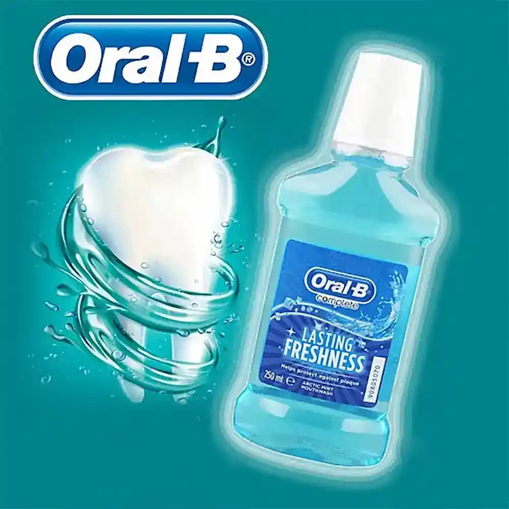 دهان شویه نعنایی مدل Lasting Freshness اورال بی — تصویر ۳