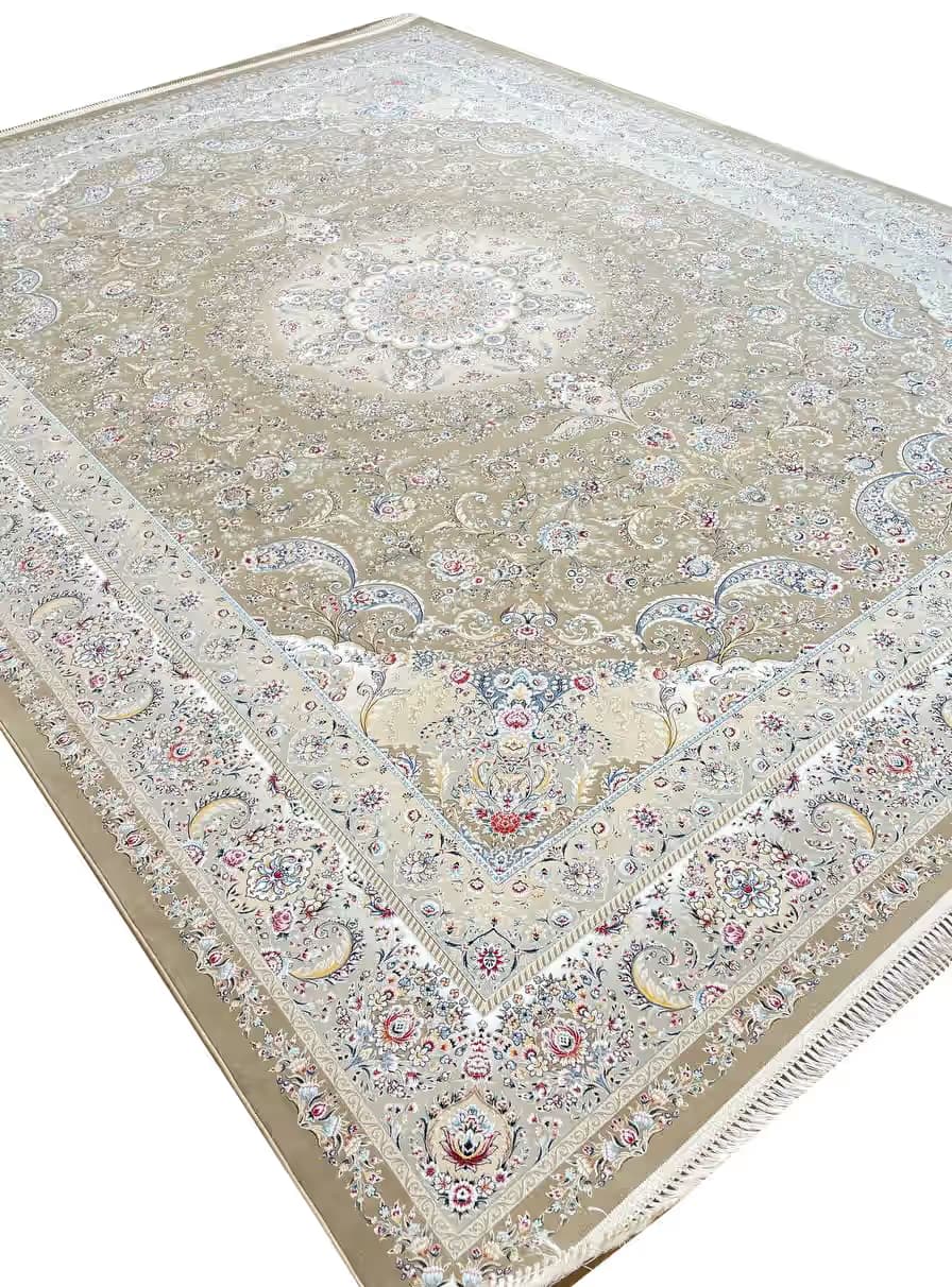 فرش طرح هورا 1500 شانه 10 رنگ کد 1617 — تصویر ۴