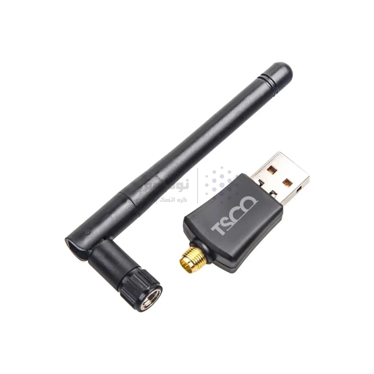 کارت شبکه TSCO مدل TW 1015 USB – مشکی — تصویر ۲